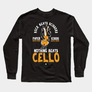 music Cello instrument gift orchestra Long Sleeve T-Shirt